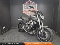 2016 Yamaha MT09 in grey with Akrapovic and more
