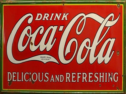 DRINK COCA COLA TRED MARK REG 置き物ヴインテージ DRINK COCA COLA TRED MARK REG 置き物ヴインテージ