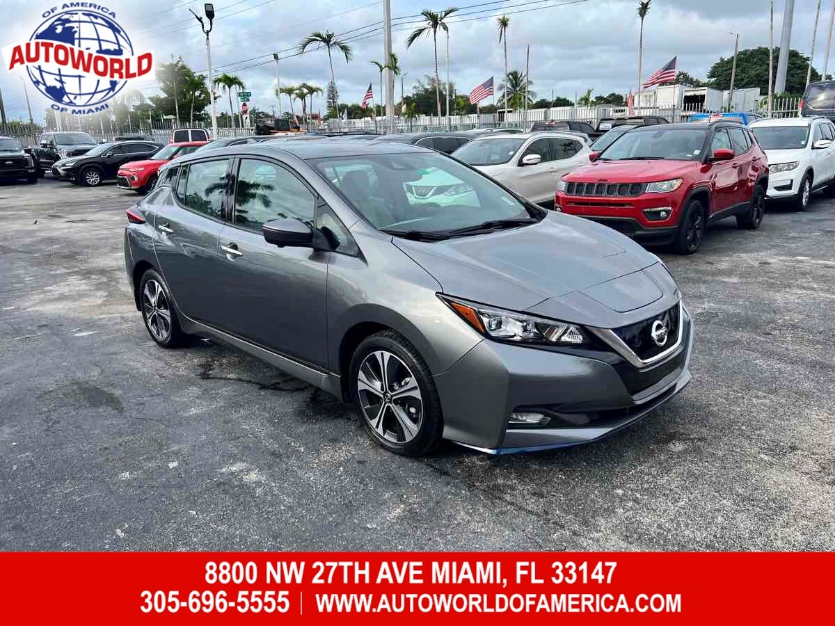 2021 Nissan LEAF, Gray with 21084 Miles available now!