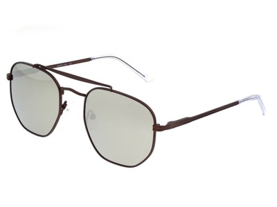 SIXTY ONE SIXTY ONE STOCKTON POLARIZED SUNGLASSES - BROWN/SILVER
