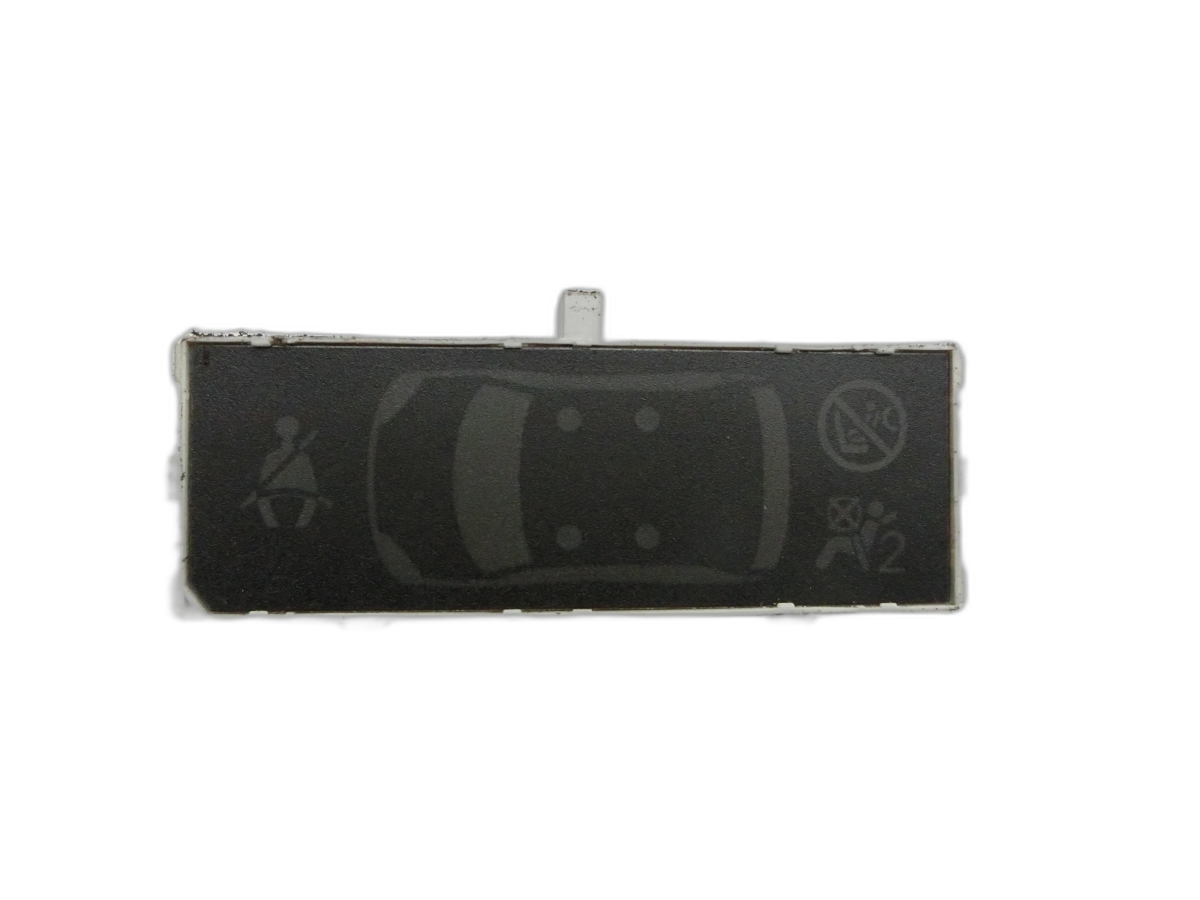 Peugeot 308 I CC T7 07-11 Monitor Anschnallmonitor Beifahrer- Airbagstatus  - Bild 1