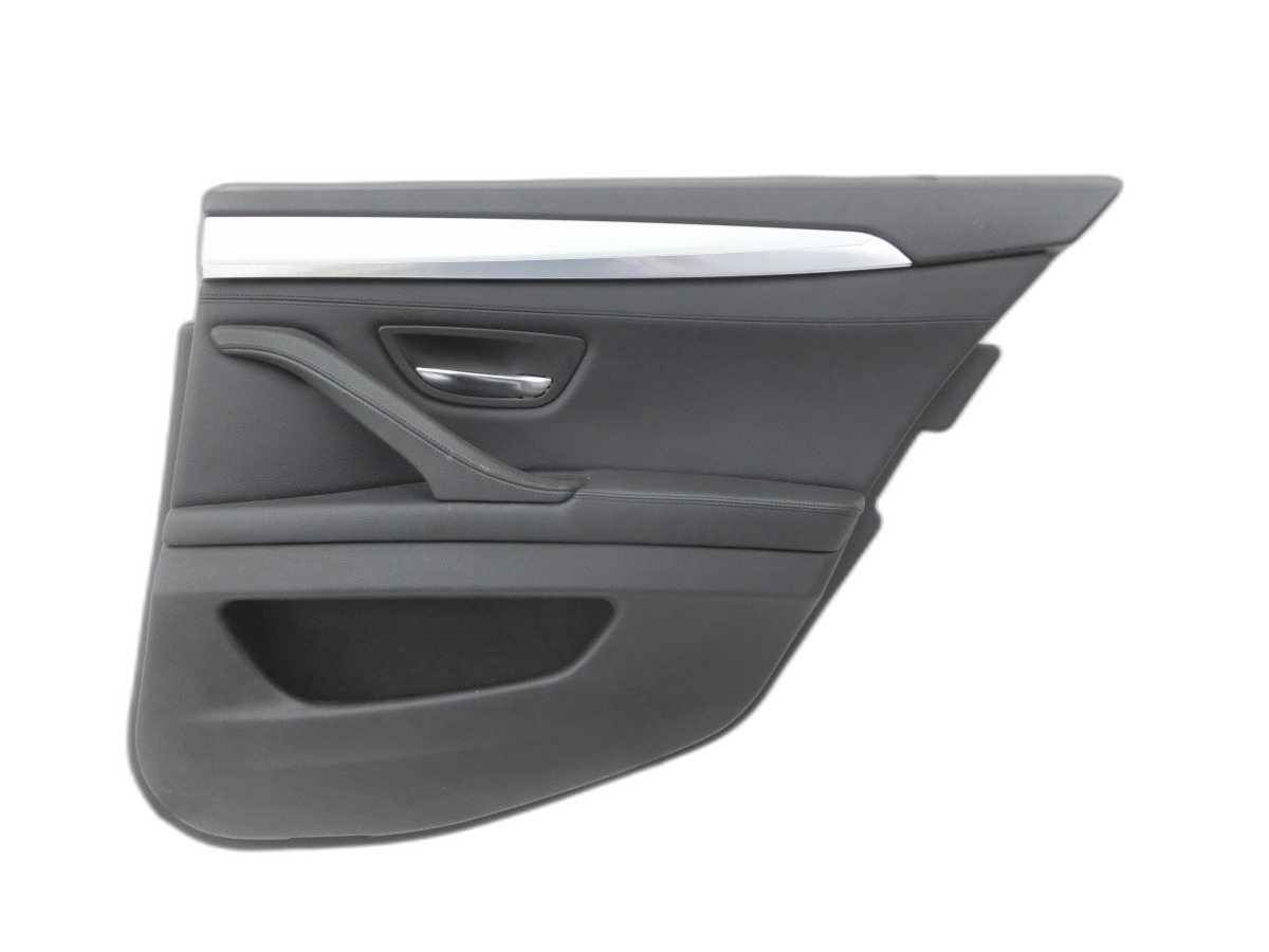 Habillage des portes droite arrière Dakota cuir Noir LCSW pour Lim BMW F10 523i 10-13 - Bild 1