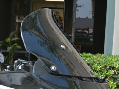 VICTORY VISION 2008-UP 14" TALL DARK GRAY  REPLACEMENT WINDSHIELD