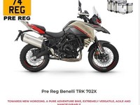 Benelli TRK 702X PRE REG 2024 Adventure bike with GIVI luggage Offer