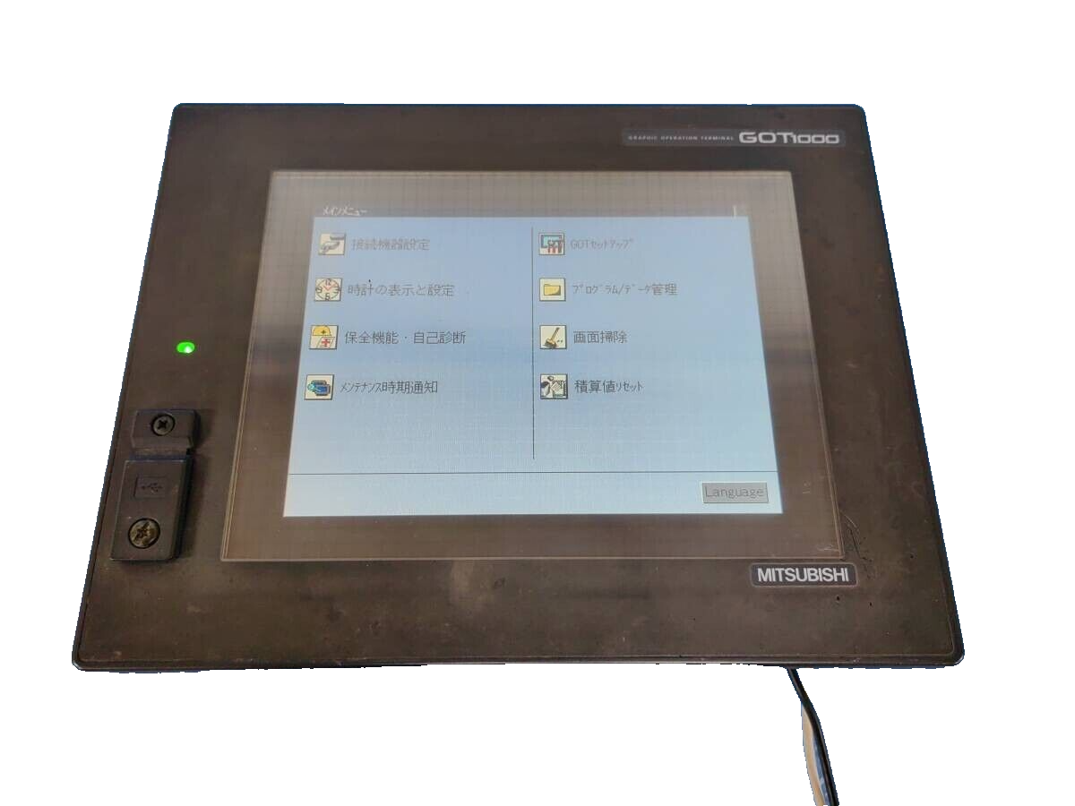 Mitsubishi GT1565-VTBA Touch Panel Screen w/ GT15-J71E71-100 Mitsubishi GT1565-VTBA Touch Panel Screen w/ GT15-J71E71-100