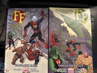 FF TPB Lot Vol 1 & 2 by Matt Fraction & Mike Allred (Marvel, 2013)