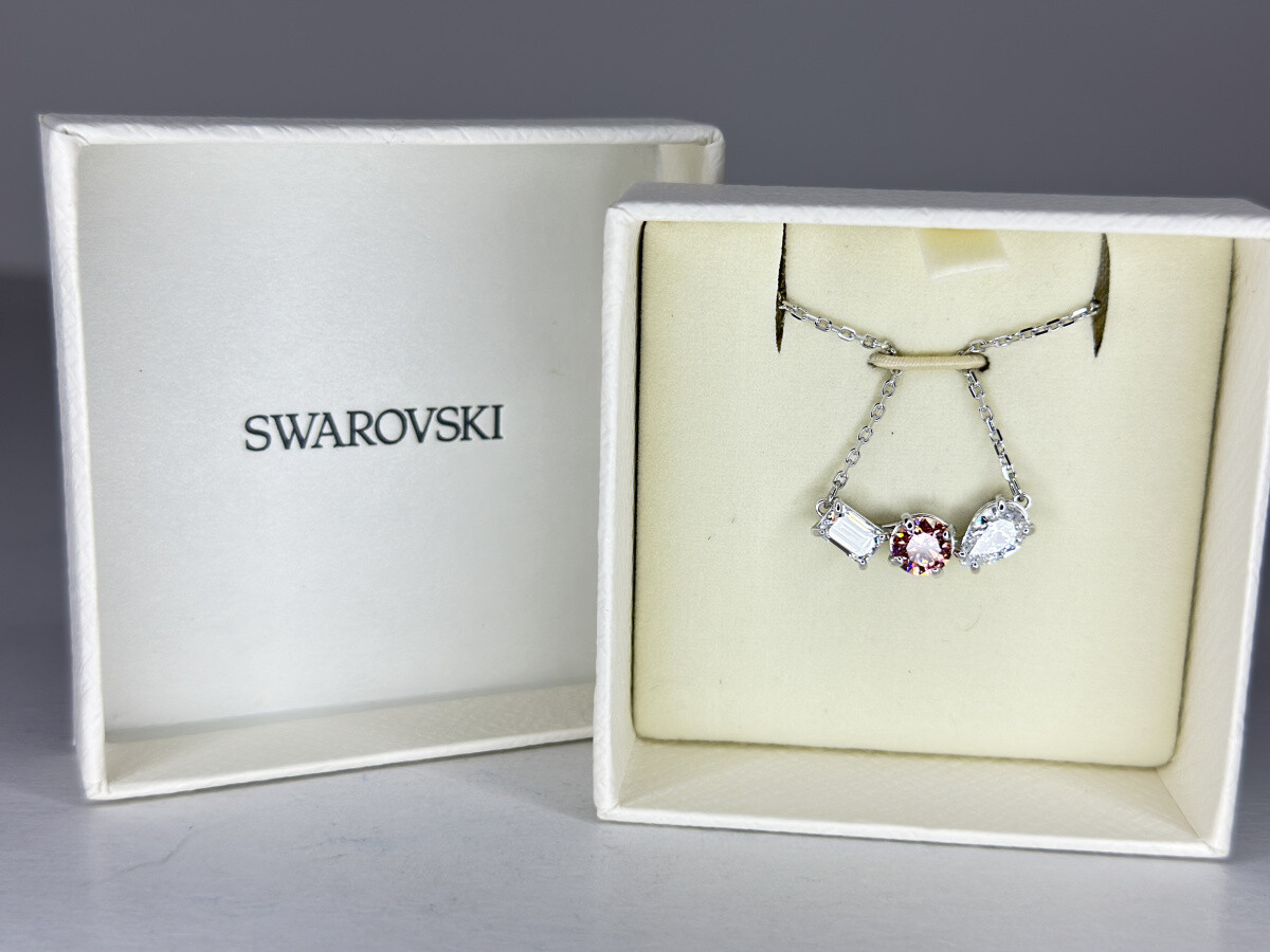 SWAROVSKI ネックレス 5668275 Mesmera ロジウムシルバー ピンク Swarovski 5668275 Mesmera Halskette rosa rhodiniert Top