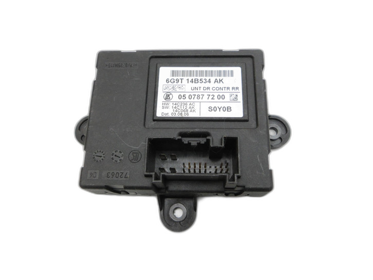 Ford S-Max WA6 06-10 Steuergerät ECU Modul Türsteuergerät Rechts Hinten Ford S-Max WA6 06-10 27.09.2006... Bild 1