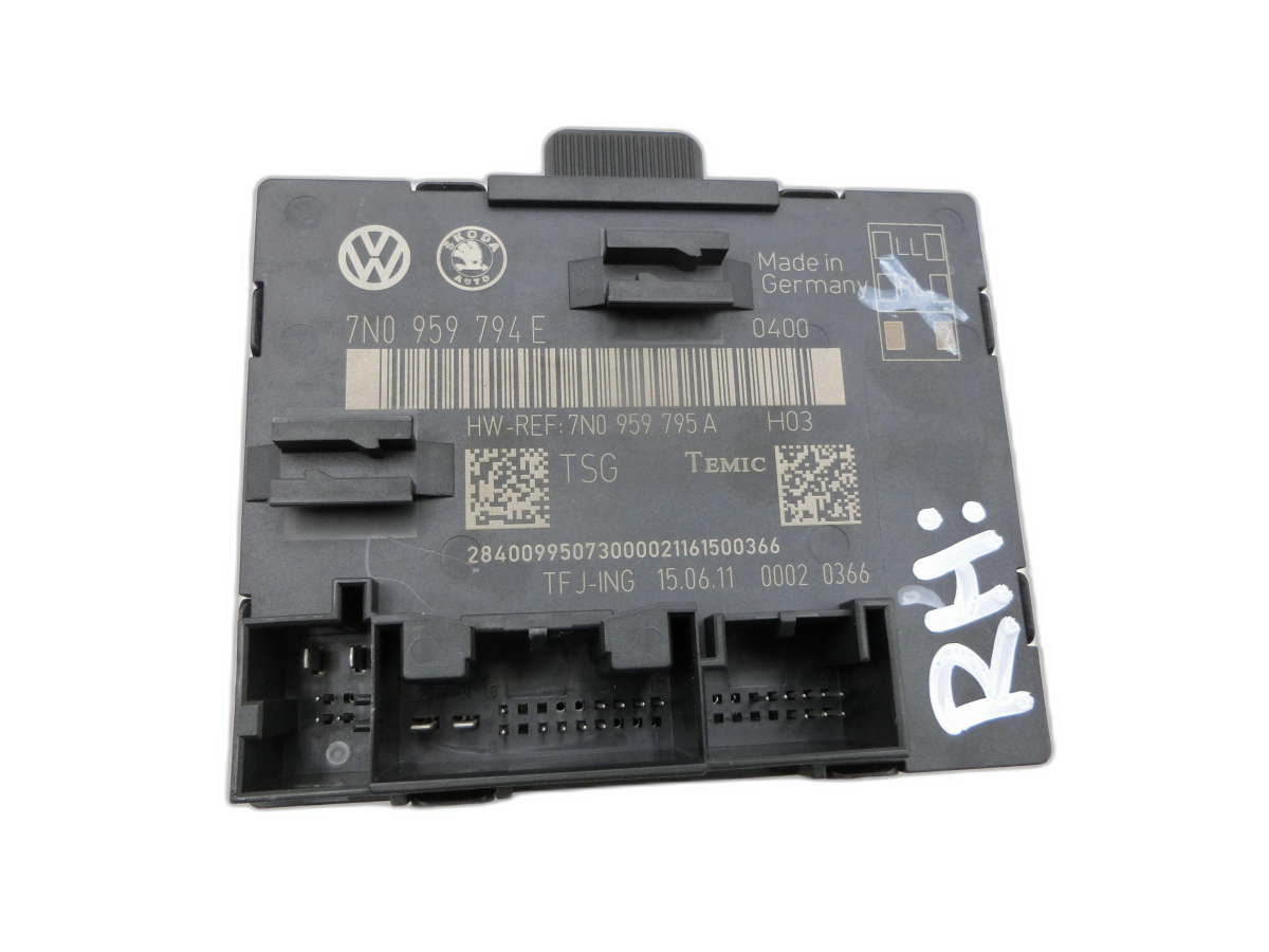 Seat Alhambra II 7N 10-15 Steuergerät ECU Modul SG Rechts Hinten  - Bild 1