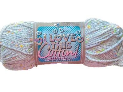 I Love This Cotton! Super Soft Color # 410 Sprinkle Me This.