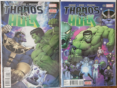 THANOS VS HULK (2015) #1-4 COMPLETE SET LOT FULL RUN JIM STARLIN NM