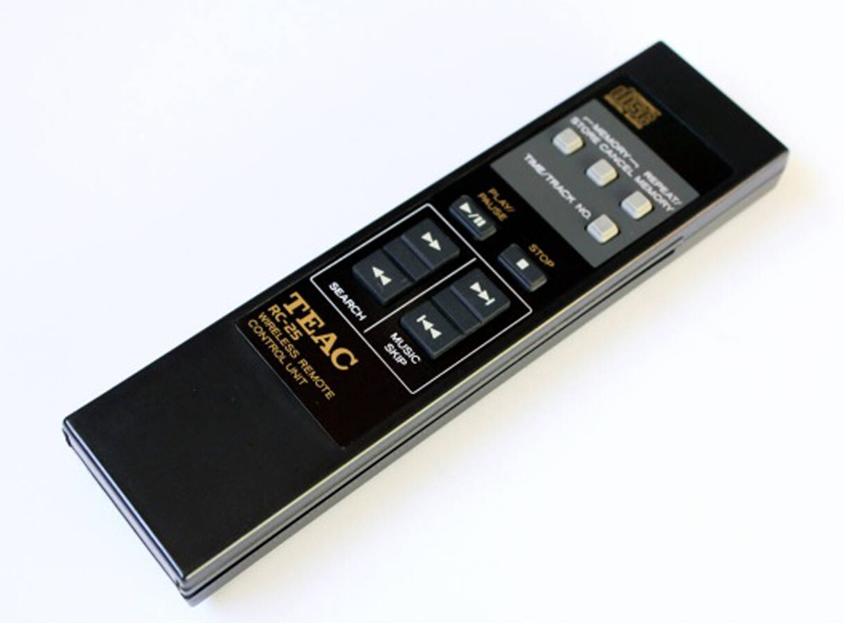 TEAC RC-25 CD Player Remote Control TESTED Working Good F/S