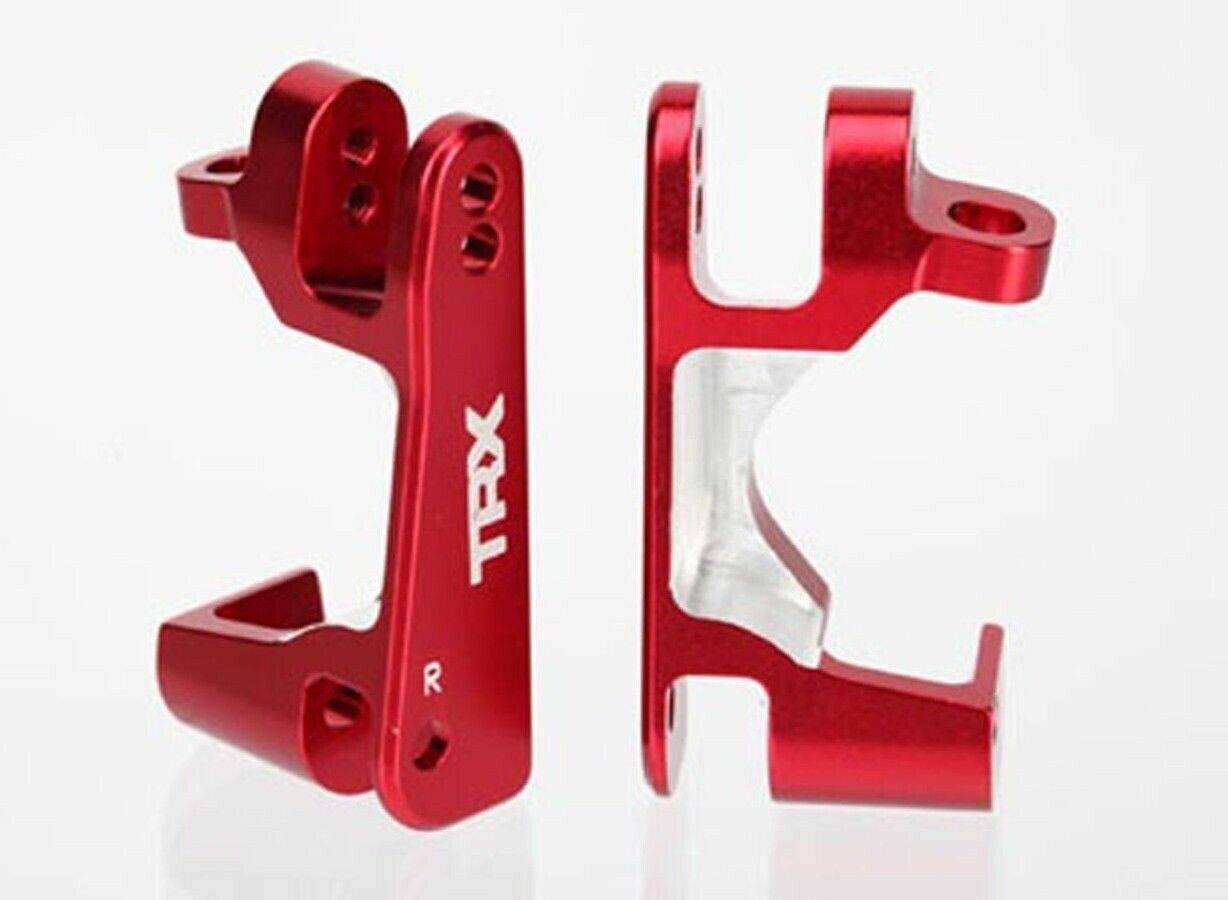 Traxxas 6832R Caster Blocks RED Slash 4X4 / Stampede 4x4 / Rally / XO-1
