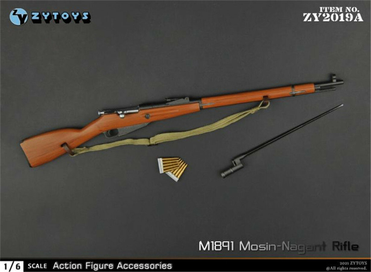 ZY Toys 1:6 ZY2019 M1891 Mosin–Nagant Sniper Rifle Gun For