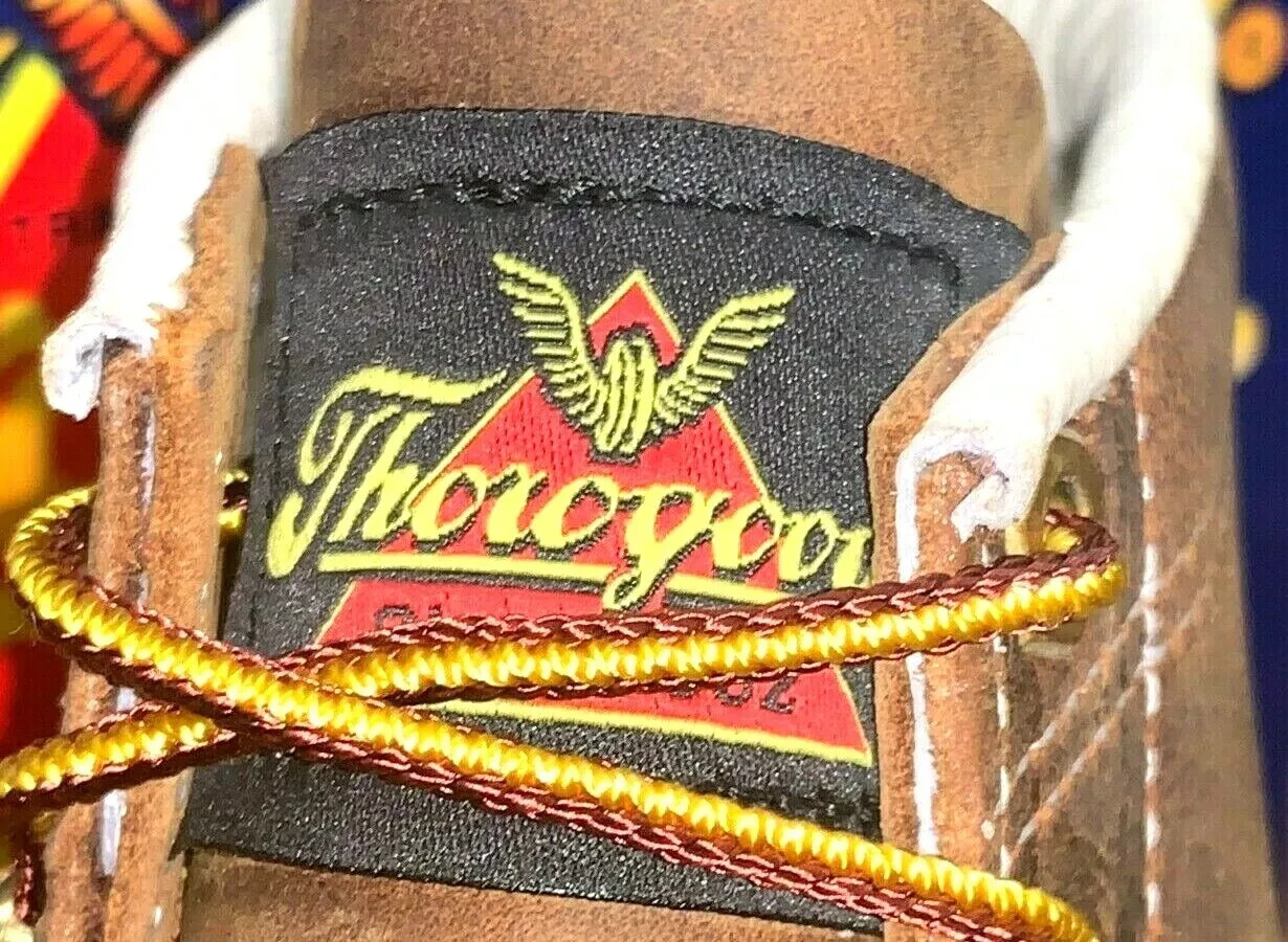 Pre-owned Thorogood Boots Soft Toe American Heritage Iron Worker 814-4203 All Sizes In Brown