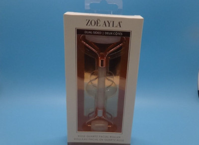 Zoe Ayla Rose Quartz Facial Roller - Brand New