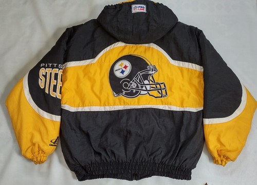 Pittsburgh Steelers ジャケット XL Black/Yellow Pittsburgh Steelers 6X Champions Varsity Jacket