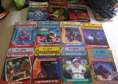 Lots of vintage scholastic goosebumps pocketbooks,70pcs,good condition