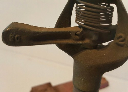 Vintage Rain Bird No 20 Full Circle Brass Impact Water Sprinkler Iron