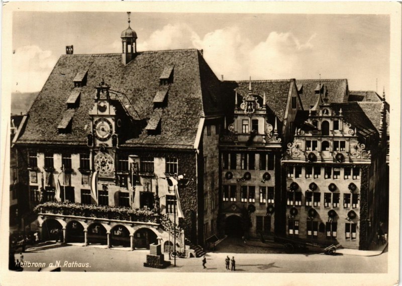 Cpa Ak Heilbronn- Rathaus Germany (885107)