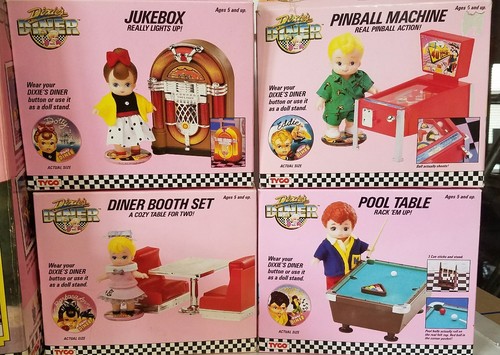 Tyco Dixie's Diner Deluxe Furnished Playset Complete With Boxes