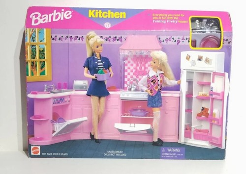 バービービンテージ☆ Barbie Mattel キッチンセット 1995年 1995 Vintage Mattel Barbie So Much To Do Dining Room Set