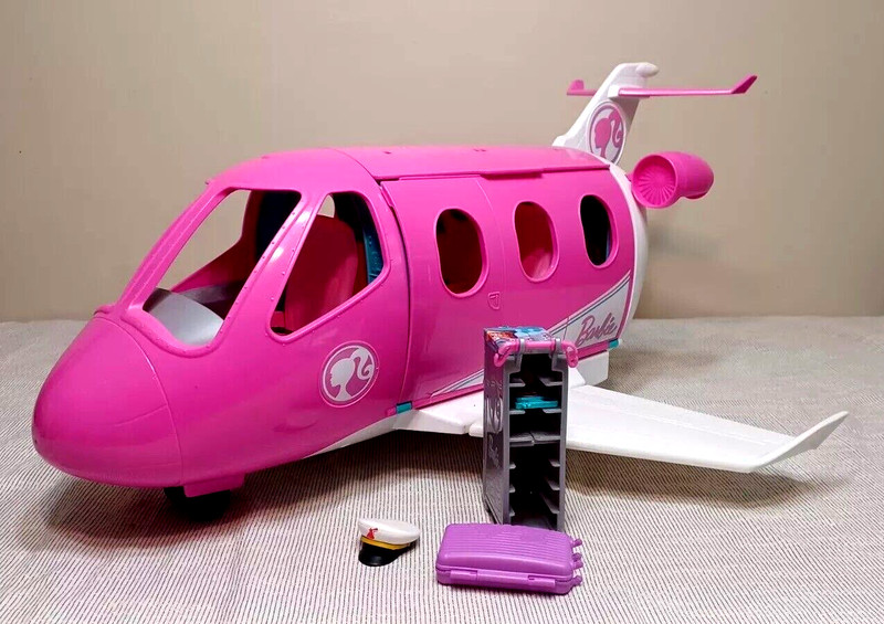 Mattel Barbie Dream Plane Jet Airplane Pink Playset Vacation