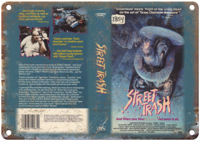 その他 ACID BATH: VIDEO TRASH TERROR Lightning Video VHS Street Trash Box Art 12