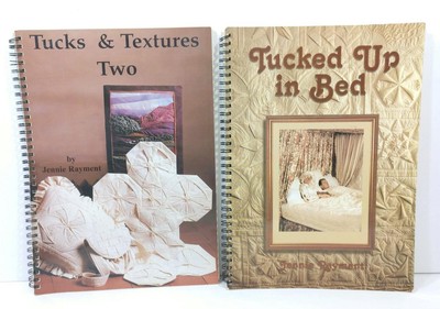 Set of 2 TUCKING BOOKS Tucked Up in Bed + Tucking & Textures Softcovers Crafting