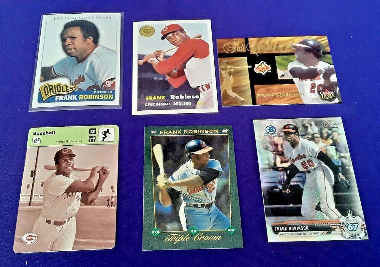 FRANK ROBINSON SELECT 1992 TRIPLE CROWN/5 PRIZM REFRACTOR