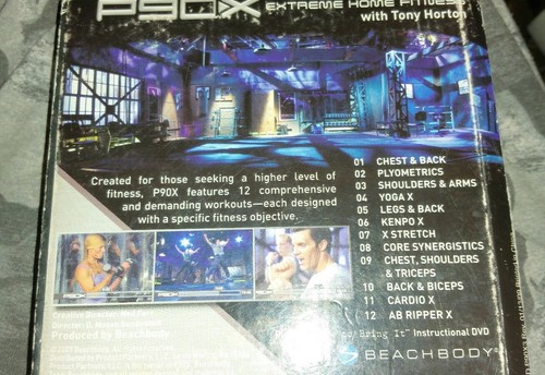 P90X EXTREME HOME FITNESS-THE WORKOUTS  DVD DISCS missing 5 6 7