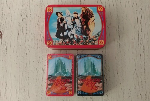 Enesco The Wizard of Oz Playing Cards with Tin  Metal Case