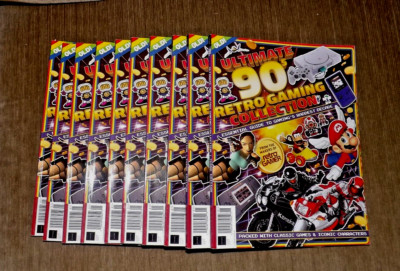 10- BOOKS-NEW -Ultimate 90s Retro Gaming Essential Guide Gaming Magazine  $50.00