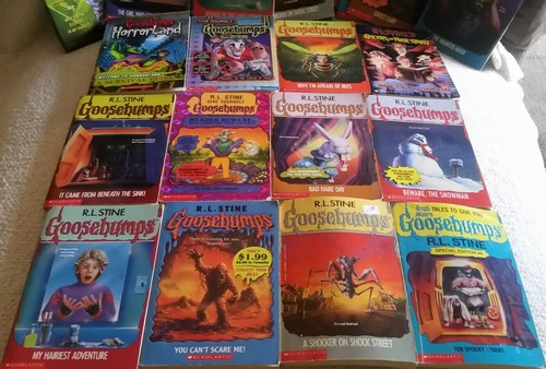 Lots of vintage scholastic goosebumps pocketbooks,70pcs,good condition