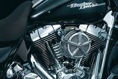 Kuryakyn Hi-Five Mach 2 Air Cleaner Assembly Only Chrome 9451