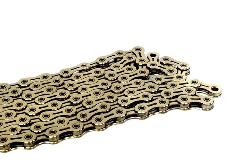 Road Bike Chain 116L fit KMC PYC SP1101 Super Light TiN Gold 11 Speed MTB