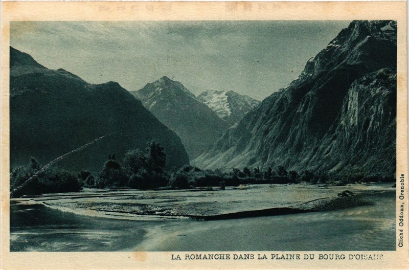 Cpa La Romanche Dans La Plaine Du Bourg D'Oisans (272915)