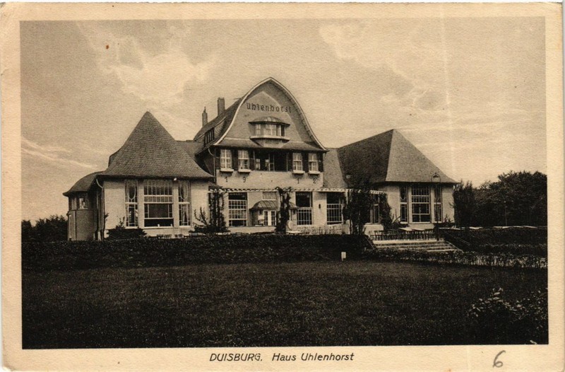 Cpa Ak Duisburg- Haus Uhlenhorst Germany (902024)