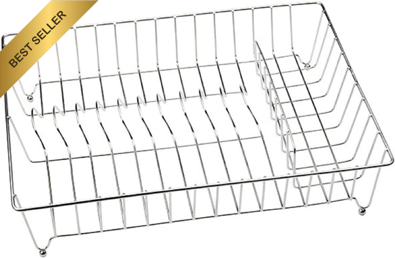 Stainless Steel Dish Drainer 41 X 35 X 9Cm – Durable Kitchen Organiser and Dryin
