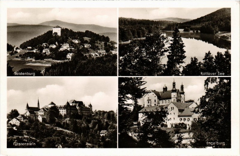 Cpa Ak Furstenstein - Saldenburg - Engelburg - Rottauer See Germany (969128)