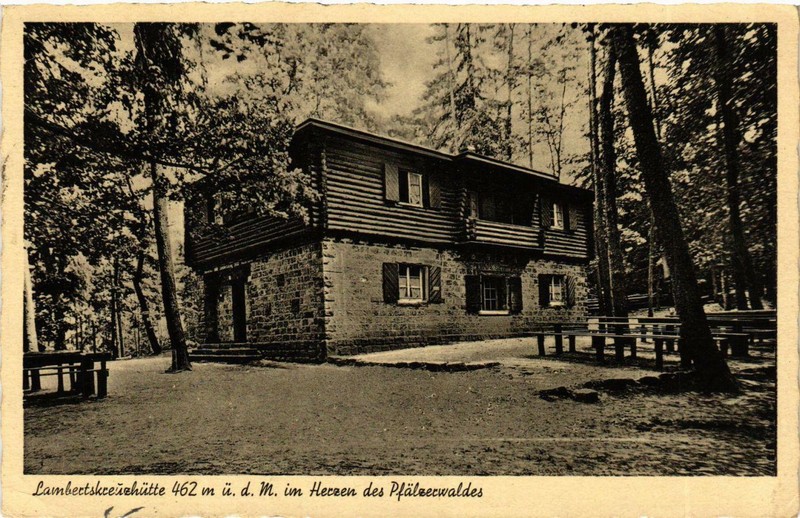 Cpa Ak Lambertskreuzhutte 462 M Germany (898789)