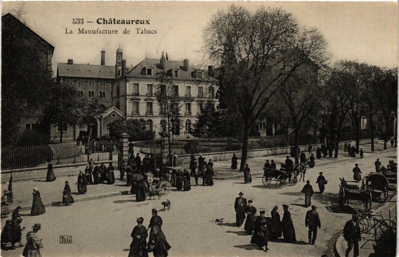 Cpa Ak Chateauroux - La Manufacture De Tabacs (350518)