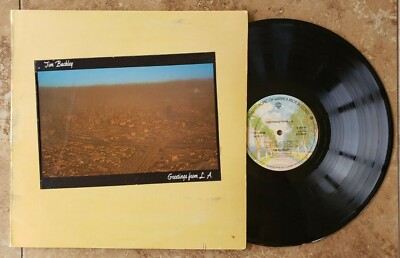 TIM BUCKLEY Greetings From L.A. LP 1974 Warner K 46176 UK VG++/VG+ with postcard