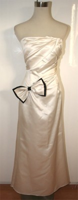 NWT Windsor $120 Evening Prom Formal Cocktail Gown Dress size 7 Long Ivory 