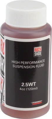 Suspension Oil - RockShox Suspension Oil, 2.5wt, 120ml Bottle - Suspension Oil