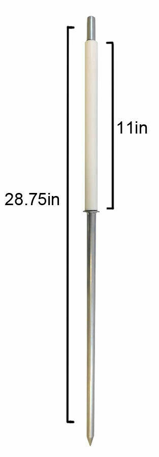 Advertising Flag Pole FLAGPOLE Ground Spike PVC Sleeved Ground Spike