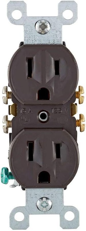 10 Pack Outlet Receptacle 125V 15 Amp Duplex Residential Dual Electrical Wall ✅✅