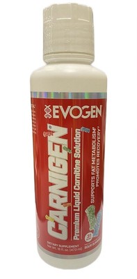 Evogen Carnigen Acetyl L-Carnitine Liquid Fat Metabolism Promotes Recovery 473ml
