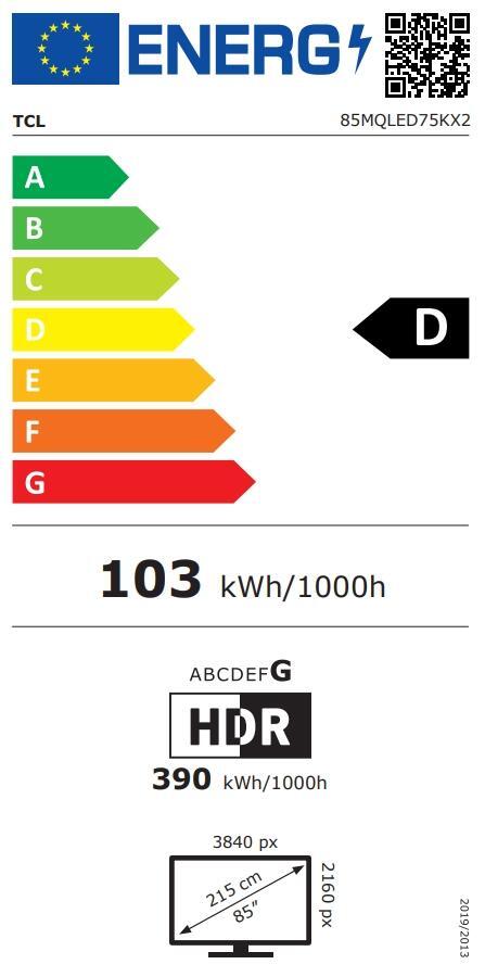 EEK:D auf einer Skala von A bis G ist das Rating D