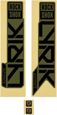 Fork Decal Kits - RockShox Fork Decal Kit - Lyrik Ultimate, 27.5''/29'', Gloss